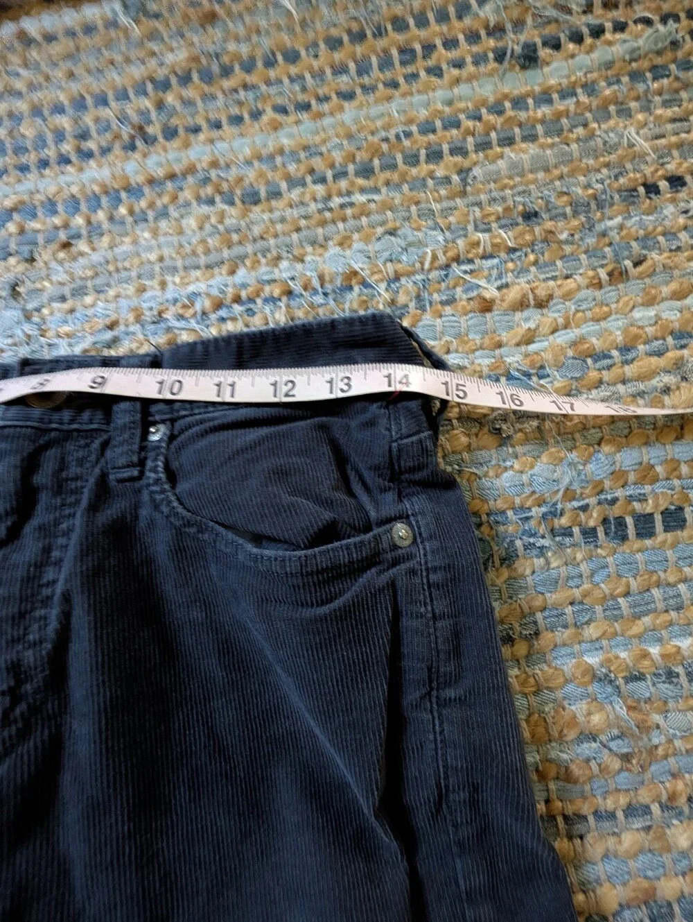 J.Crew Corduroy Pants 28 Black Straight Leg Preppy Minimalist Normcore Classic